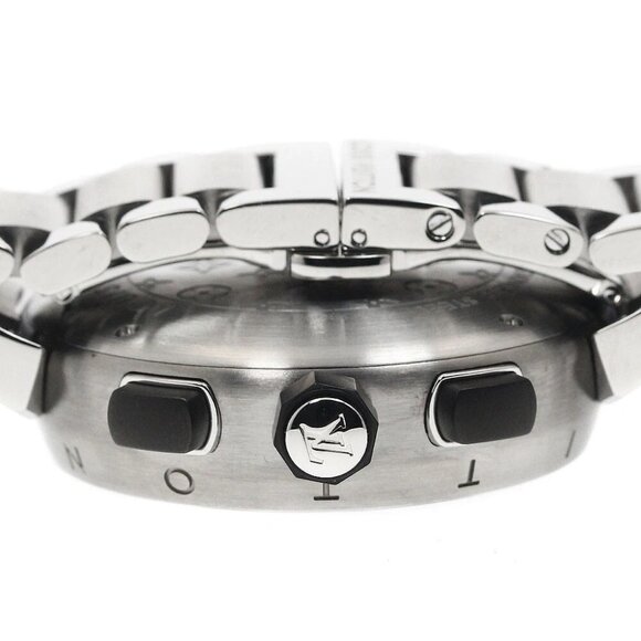 LOUIS VUITTON Tambour in black Q118F Quartz Men's Watch_885969 - Picture 6 of 7